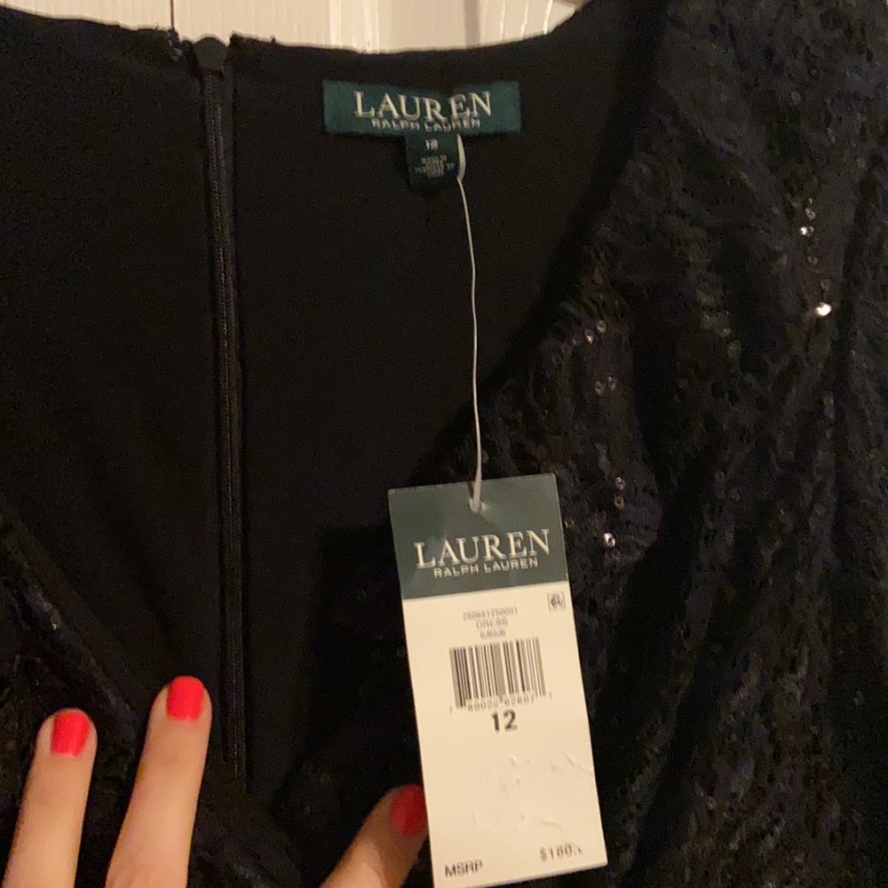 Gorgeous sequin Black cocktail dress with ruffles BRAND NEW, never worn - Picture 2 of 8